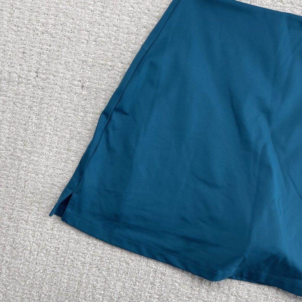 Girlfriend Collective Athletic Sport Skort Size M Blue Preppy Tennis / Golf - Picture 2 of 10